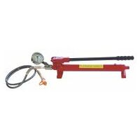 Hydr. Hand Pump with Pressure Gauge 10to.