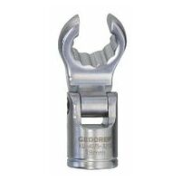 Inserto de llave de anillo articulado SW19, D-6-edge, 3/8″