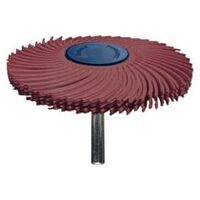 Tyrolit SUNBURST radial bristle brush with shaft TC 76x6,4-6x40 A220