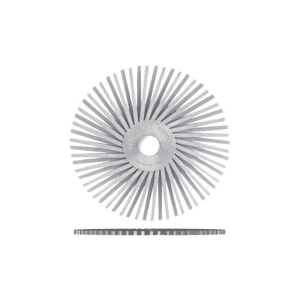 Tyrolit SUNBURST radial bristle disc TA 76x9,53 A120 MEDIUM