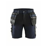 Handwerker Shorts mit Stretch Dunkel Marineblau/Schwarz C44