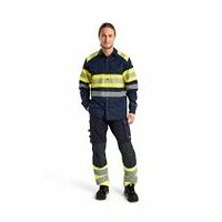 Trousers Multinorm Inherent with stretch Navy blue/Hi-vis yellow C44