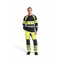 Trousers Multinorm Inherent with stretch Hi-vis yellow/navy blue C44