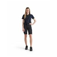 Damen Service Shorts Stretch Marineblau/Schwarz C32