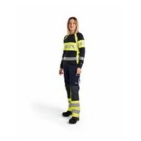 Pantaloni de lucru pentru femei Multinorm, bleumarin/galben C34