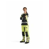 Trousers Multinorm Inherent with stretch Women Hi-vis yellow/navy blue C34