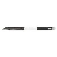 Universal stainless steel knife with 1 blade 30° Razar Black, 9 mm