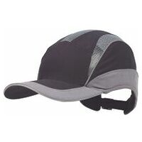 Casque anti-heurts First Base 3 Elite, noir / gris, Type: LONG