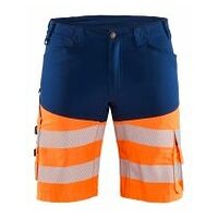 High Vis Shorts mit Stretch Marineblau/Orange C44