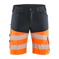 High Vis Shorts mit Stretch Mittelgrau/High Vis Orange C44