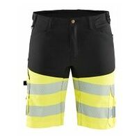 High Vis Shorts mit Stretch Schwarz/Gelb C44