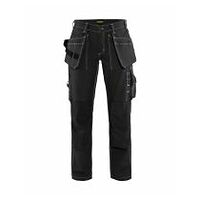 Damen Arbeitshose Schwarz C34, schwarz