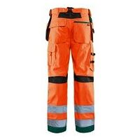 Pantaloni de lucru High Vis cu efect de ventilație portocaliu/Verde C44