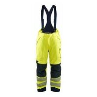 Multinorm Zimní Pracovní kalhoty s laclem s laclem High Vis žlutá/námořnická modř 4XL