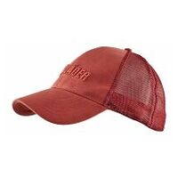 Cap Trucker rosso ruggine taglia unica