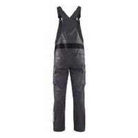 Pracovní kalhoty s laclem pro průmysl středně šedá/černá C44