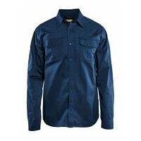 Twill shirt Navy blue L