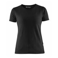 Damen T-Shirt Schwarz L