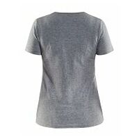 Damen T-Shirt Grau Melange L