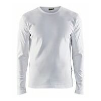 T-shirt long sleeved White 4XL