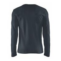 Langarm T-Shirt Dunkel Marineblau 4XL