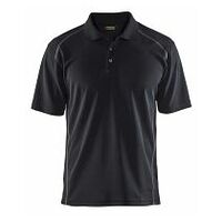 Polo Shirt mit UV Schutz Schwarz 4XL