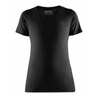 Damen T-Shirt Schwarz L