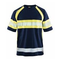 UV T-Shirt High Vis Marineblau/ High Vis Gelb 4XL