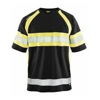 UV T-Shirt High Vis Schwarz/Gelb 4XL