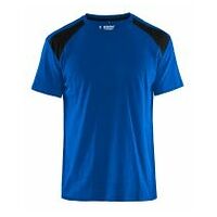 T-Shirt Kornblau/Schwarz XL