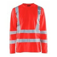 UV tričko High Vis s dlouhým rukávem High Vis červené 4XL