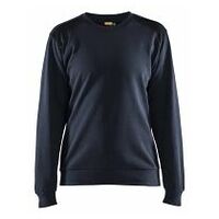 Sweat-shirt femme bleu marine foncé/noir L