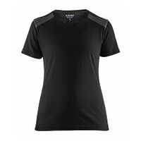 Damen T-Shirt Schwarz/Dunkelgrau L