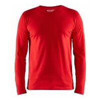 Langarm T-Shirt Rot 4XL