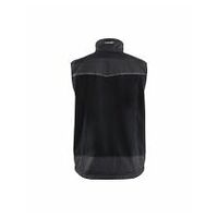 Větruodolná fleecová vesta černá 4XL