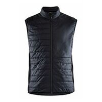 Vest warm-lined Black/Dark grey XL