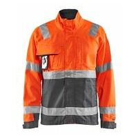 High Vis Jacke High Vis Orange/Mittelgrau 4XL