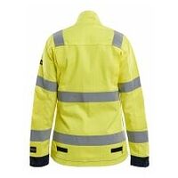 Multinorm-jakke til damer High Vis gul/marineblå L