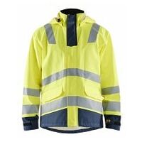 Lángálló esőkabát Level 2 High Vis sárga/tengerészkék 4XL