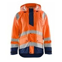 High Vis Regenjacke Level 1 High Vis Orange/Marineblau 4XL