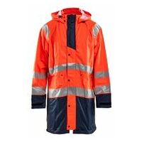 High Vis Regenjacke Level 1 High Vis Orange/Marineblau S