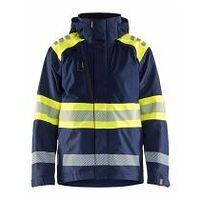 High Vis Shell Jas Navy Blauw/ High Vis Geel 4XL