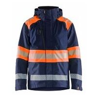 High Vis Shell Jacke Marineblau/Orange 4XL