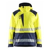 High Vis Shell Jacke High Vis Gelb/Marineblau 6XL