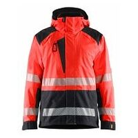 High Vis Shell Jacke High Vis Rot/Schwarz 4XL