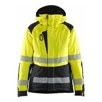 Damen High Vis Winterjacke High Vis Gelb/Schwarz XS