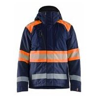 High Vis Winterjacke Marineblau/Orange 4XL