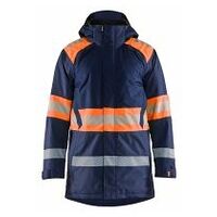 High Vis Winterparka Marineblau/Orange 4XL