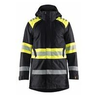 High Vis Winterparka Schwarz/Gelb 4XL