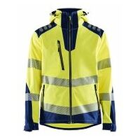 High Vis Softshell Jacke High Vis Gelb/Marineblau XXL